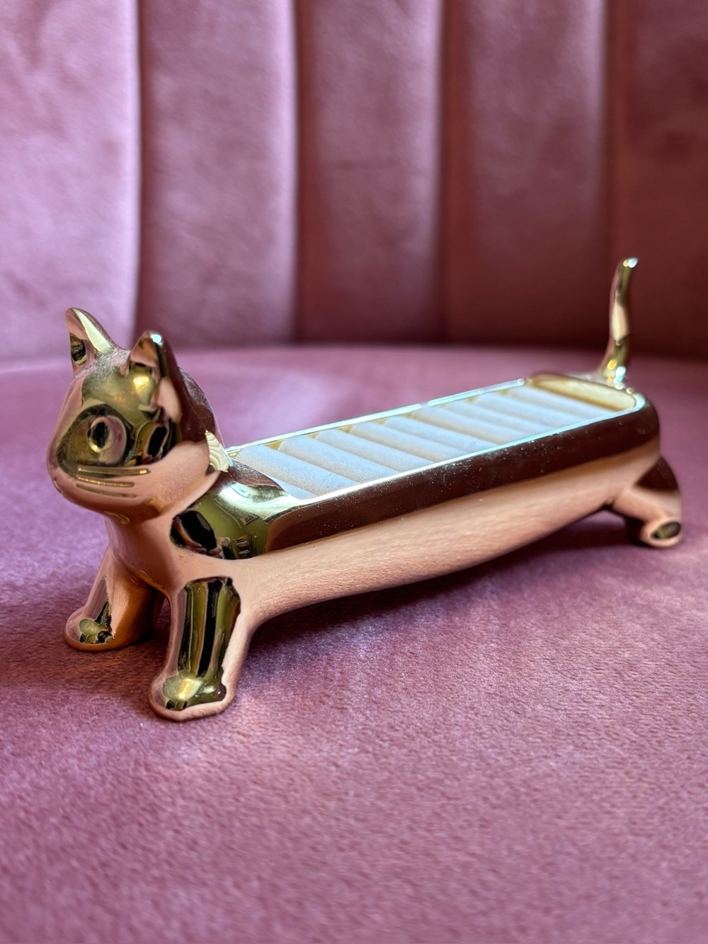 Umbra Ali Cat Ring Holder EUC
